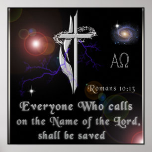 Poster Romains 10:13 Tous ceux qui invoquent le Nom