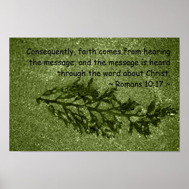 Poster Romains 10:17 (Devant)