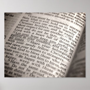Poster Romains 12:12 [Imprimer]