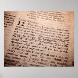 Poster Romains 12:2 [Imprimer]
