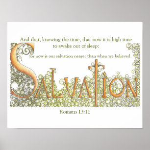 Poster Romains 13:11 Salut