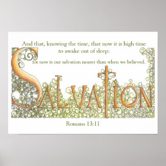 Poster Romains 13:11 Salut