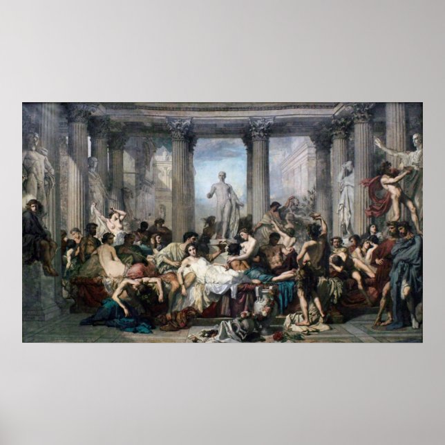 Poster Romains dans la décadence de l'Empire (Devant)