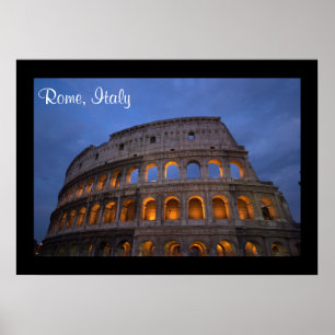 Poster Roman Colosseum at Night