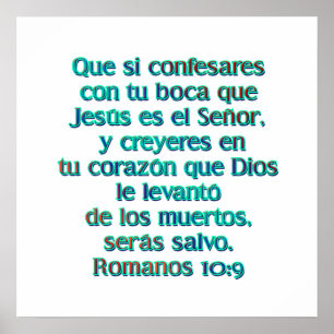 Poster Romanos 10:9
