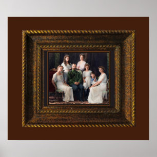 Poster Romanov des martyrs royaux russes Imprimer