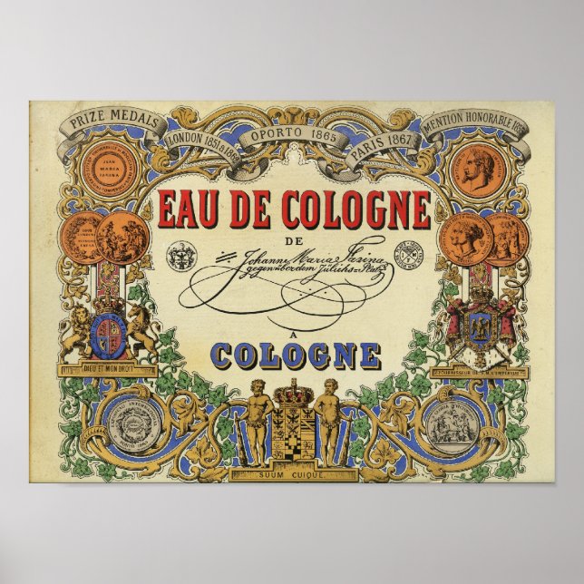 Poster Romantique Parisien Image 1868 (Devant)