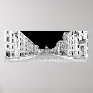 Poster Rome Basilique Saint-Pierre du Vatican Imprimer