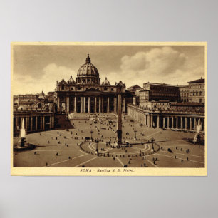 Poster Rome, Carré Saint-Pierre, Vatican
