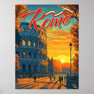 Poster Rome, Italie : Colosseum Adventure Travel
