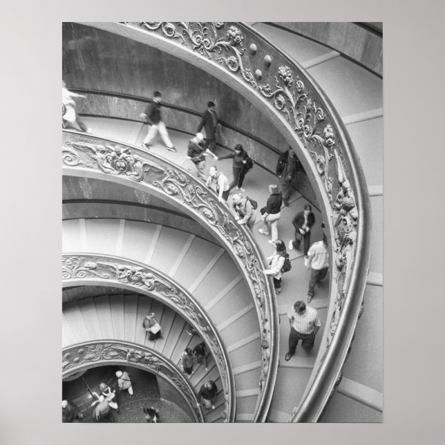 Poster Rome Italie, Vatican Escalier 3 (Devant)