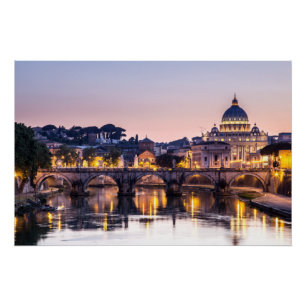 Poster Rome Italy