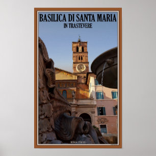 Poster Rome - Santa Maria dans Trastevere