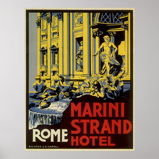 Poster Rome vintage (Devant)