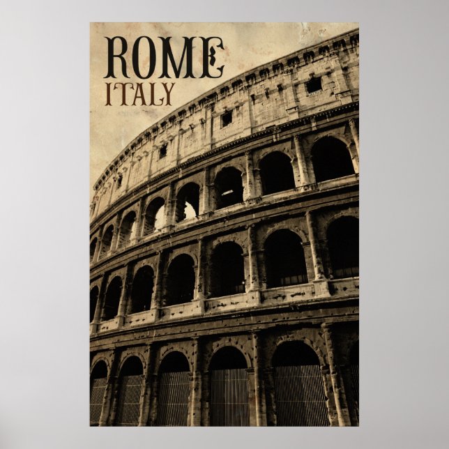 Poster rome vintage italie (Devant)