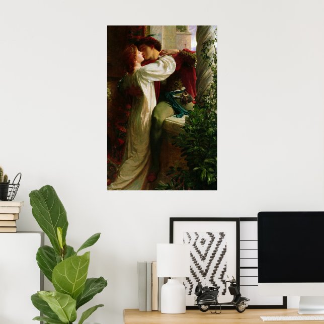 Poster Romeo et Juliet par Frank Dicksee (Bureau à domicile)