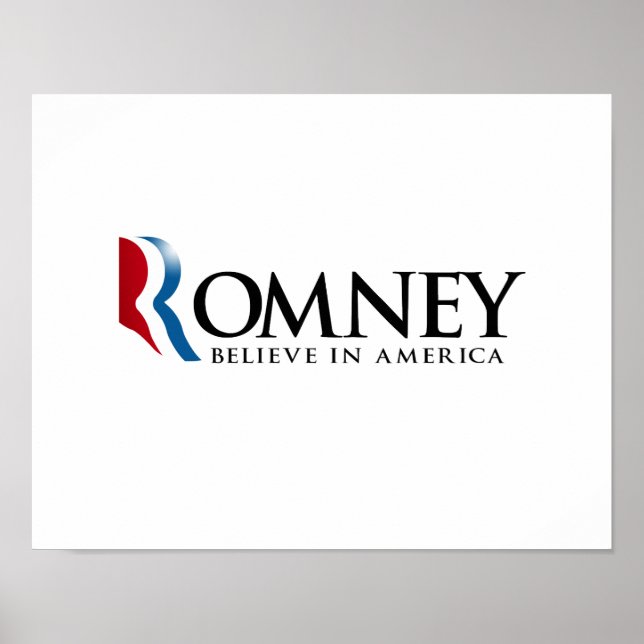 Poster Romney - Croyez en l'Amérique (Devant)