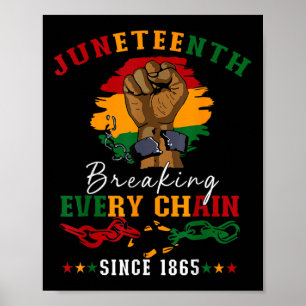 Poster Rompre chaque chaîne depuis 1865 Femmes Hommes Jun