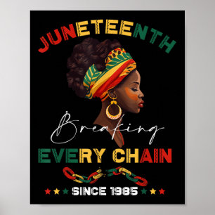 Poster Rompre chaque chaîne depuis 1865 Femmes Hommes Jun
