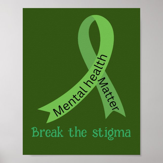 Poster Rompre la stigmatisation, la sensibilisation à la  (Devant)