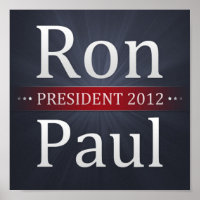 Ron Paul pour l'affiche de la campagne présidentie