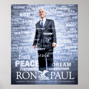 Poster Ron Paul pour toujours
