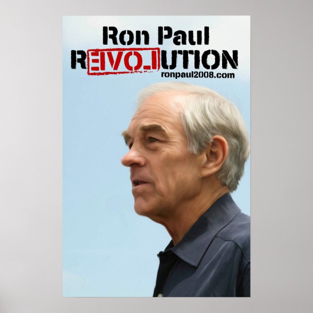 Poster Ron Paul Revolution (Devant)