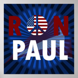 Poster Ron Paul Révolution 2012