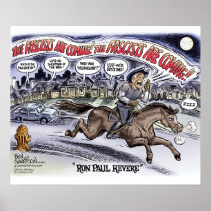 Poster Ron Paul vénèrent l'affiche