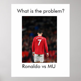 Poster Ronaldo vs MU