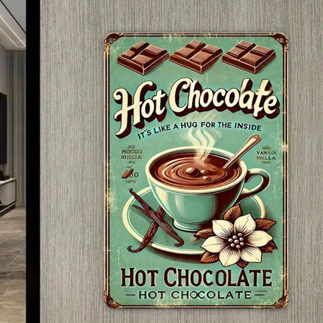Poster Room Decor Vintage Hot Chocolate  (Créateur téléchargé)