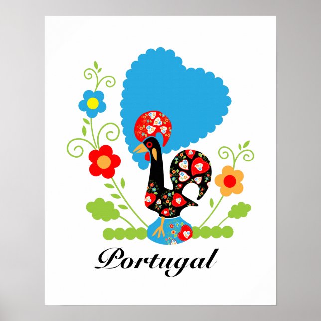 Poster Rooster portugais (Devant)