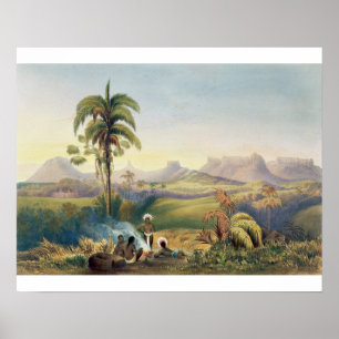 Poster Roraima, une chaîne remarquable de montagnes de gr
