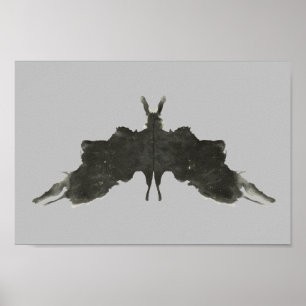Poster Rorschach Inkblot Test Art Amusant