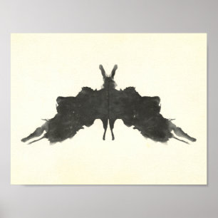 Poster Rorschach Inkblot Test Art Amusant