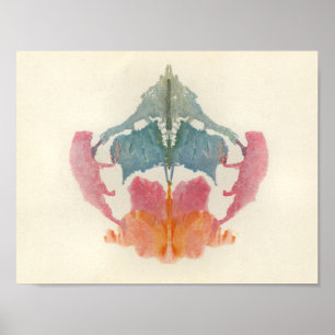 Poster Rorschach Inkblot Test Art Amusant