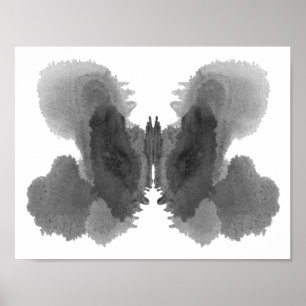 Poster Rorschach Inkblot Test Fun Art Imprimer
