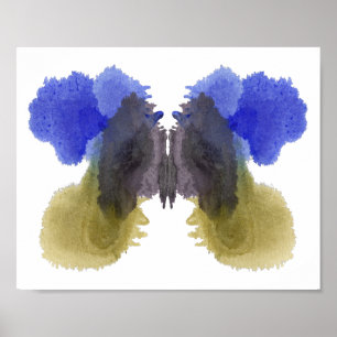 Poster Rorschach Inkblot Test Fun Art Imprimer