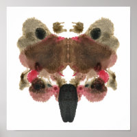 Rorschach Inkblot Test Fun Art Imprimer
