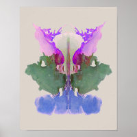 Rorschach Inkblot Test Fun Art Imprimer