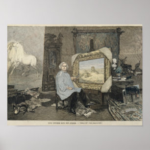 Poster Rosa Bonheur  in her studio