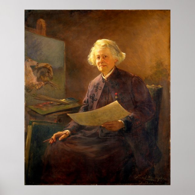 Poster Rosa Bonheur par Anna Elizabeth Klumpke (1898) (Devant)
