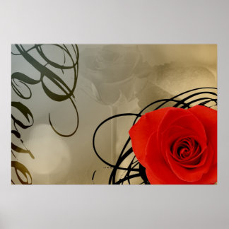 Poster Rose