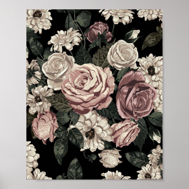 Poster rose (Devant)