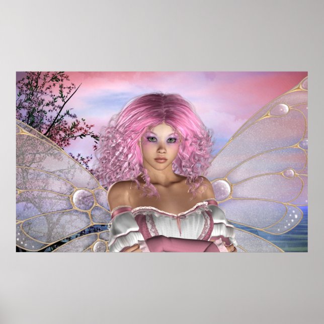 Poster rose (Devant)