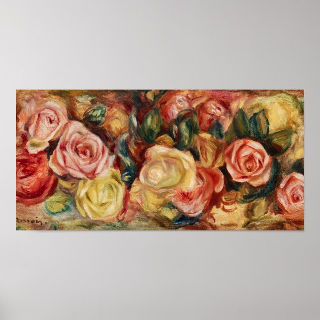 Poster Rose (1912) par Pierre-Auguste Renoir (Devant)