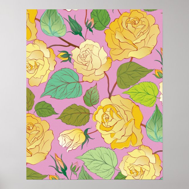 POSTER ROSE 6 (Devant)