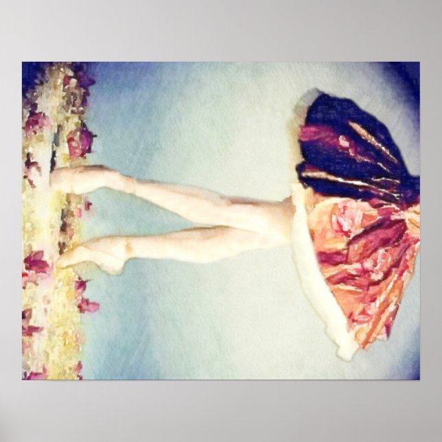 Poster Rose Ballerina (Devant)
