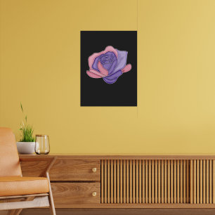 Poster Rose Blush et Bloom