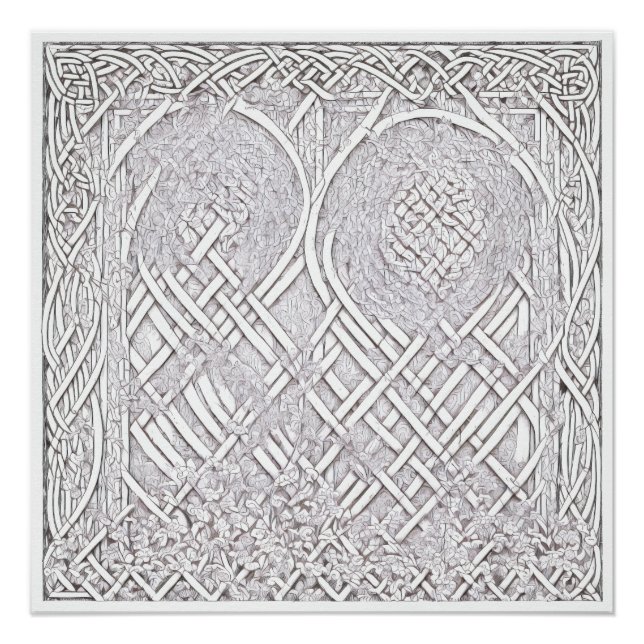 Poster Rose celte A (Devant)